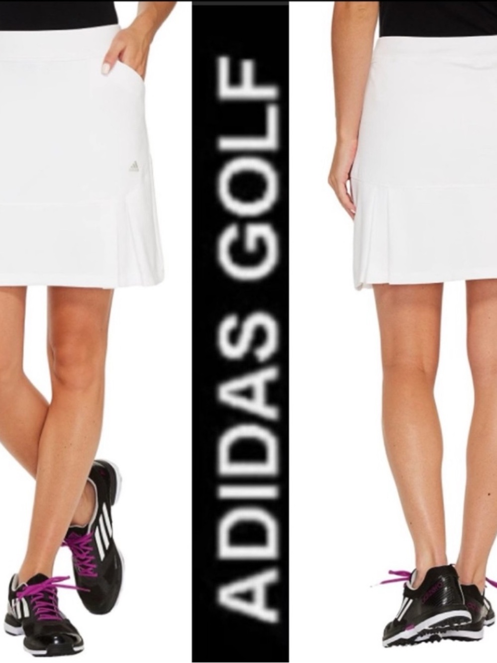 NWT Adidas Golf Pleated Novelty Skort